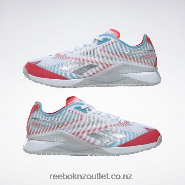 Ftwr White/Neon Blue/Neon Cherry 2B4626207 Nano X2 Froning Training Shoes Reebok