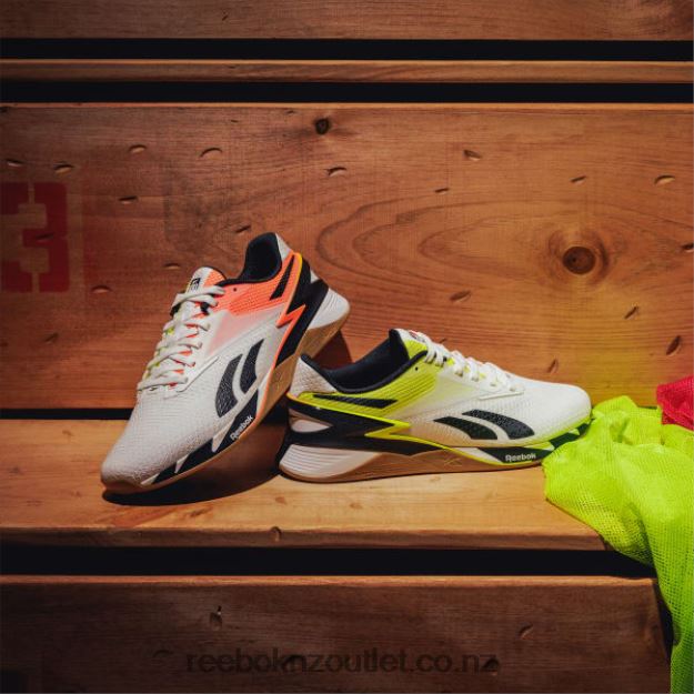 Ftwr White/Orange Flare/Solar Acid Yellow 2B462625 Nano X3 Shoes Reebok