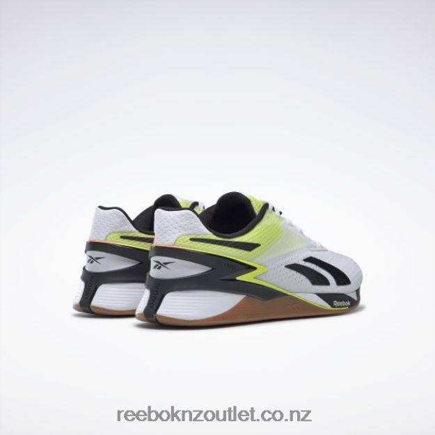 Ftwr White/Orange Flare/Solar Acid Yellow 2B462625 Nano X3 Shoes Reebok
