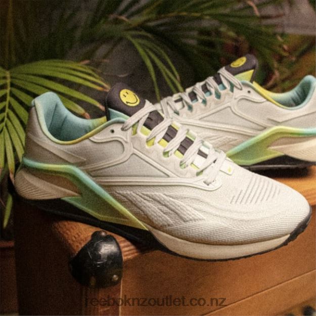 Opal Glow/Luminous Lime/Digital Glow 2B4626128 Smiley Nano X2 Men\'s Training Shoes Reebok