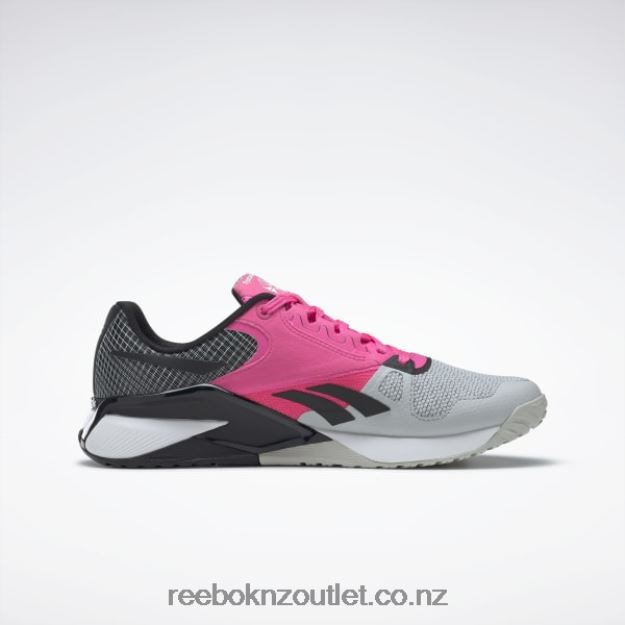 Pure Grey 2/Atomic Pink/Core Black 2B4626138 Nano 6000 Training Shoes Reebok