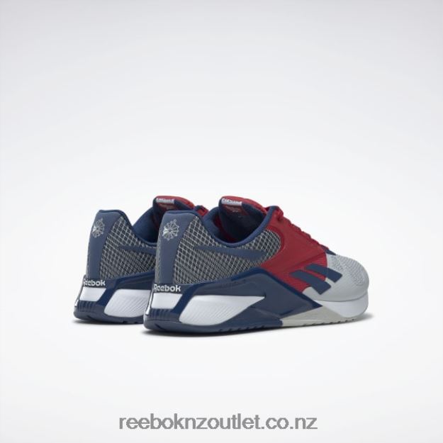 Pure Grey 2/Flash Red/Batik Blue 2B4626169 Nano 6000 Training Shoes Reebok