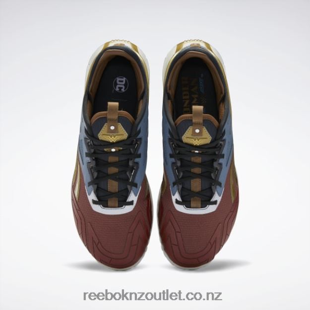 Terra Red/Brave Blue/Matte Gold 2B462698 DC Nano X2 Men\'s Training Shoes Reebok