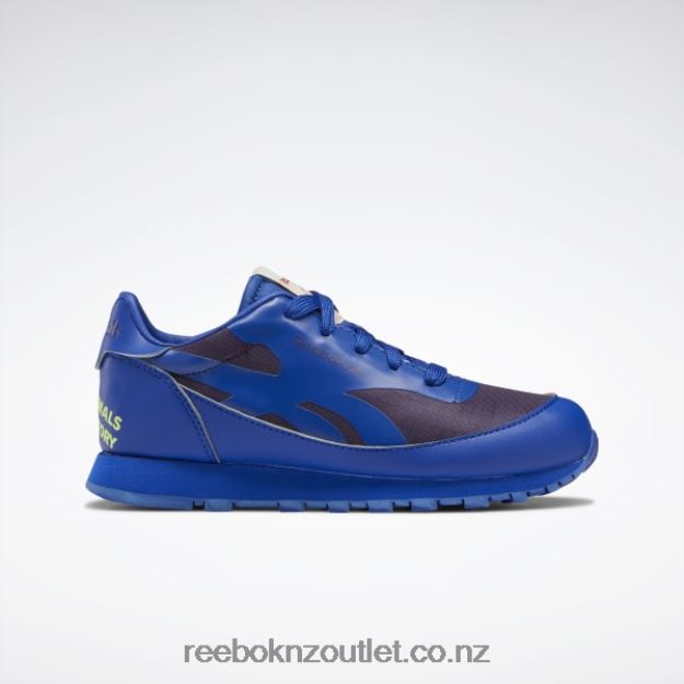 Cobalt/Purple Skills/Solar Acid Yellow 2B46261395 The Animals Observatory Classic Leather Shoes - Preschool Reebok Kids