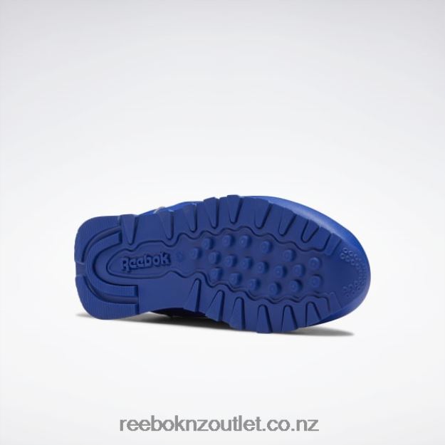 Cobalt/Purple Skills/Solar Acid Yellow 2B46261395 The Animals Observatory Classic Leather Shoes - Preschool Reebok Kids