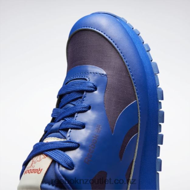 Cobalt/Purple Skills/Solar Acid Yellow 2B46261395 The Animals Observatory Classic Leather Shoes - Preschool Reebok Kids