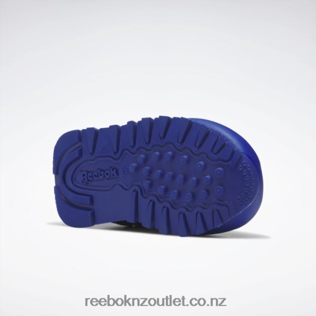 Cobalt/Purple Skills/Solar Acid Yellow 2B46261406 The Animals Observatory Classic Leather Shoes - Toddler Reebok Kids