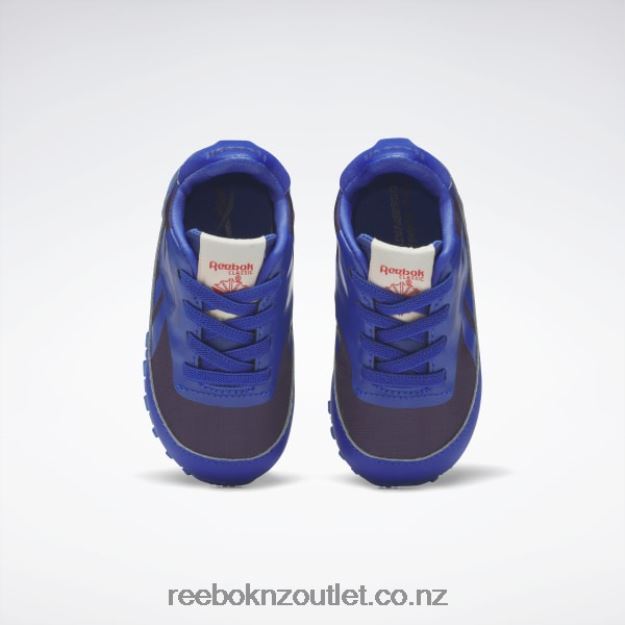 Cobalt/Purple Skills/Solar Acid Yellow 2B46261406 The Animals Observatory Classic Leather Shoes - Toddler Reebok Kids