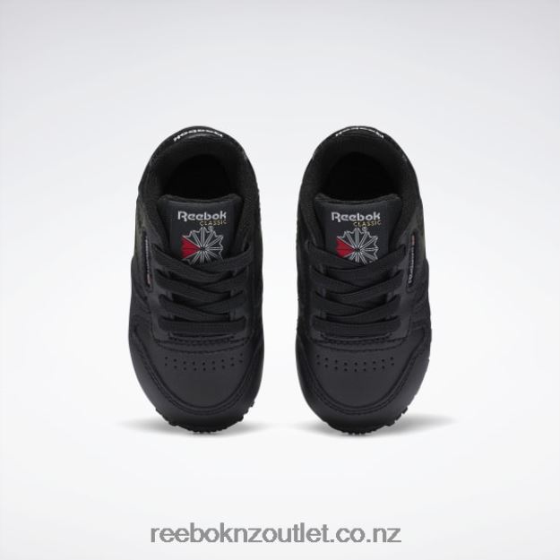 Core Black 2B46261393 Classic Leather Shoes - Toddler Reebok Kids