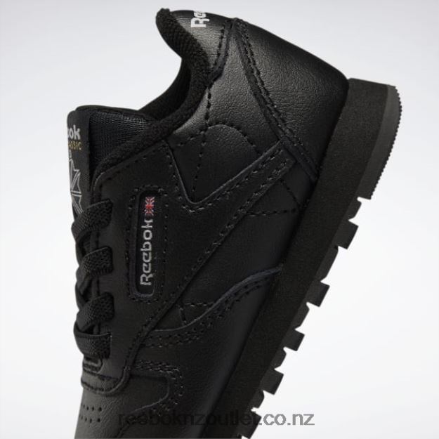 Core Black 2B46261393 Classic Leather Shoes - Toddler Reebok Kids
