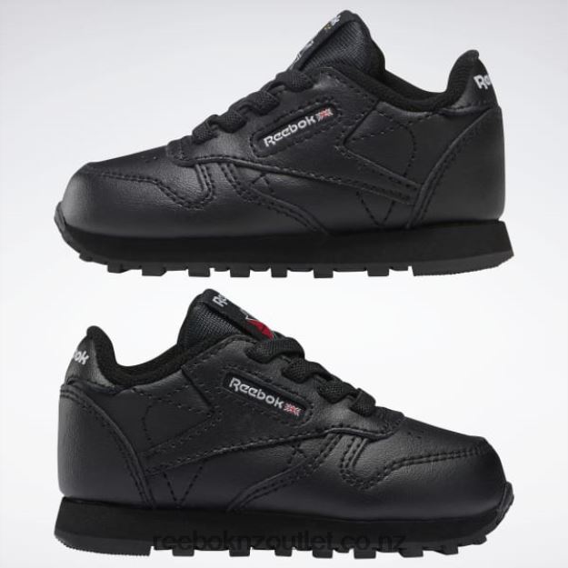 Core Black 2B46261393 Classic Leather Shoes - Toddler Reebok Kids