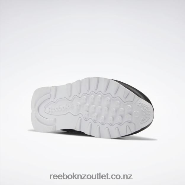 Core Black/Ftwr White 2B46261410 Classic Leather Shoes - Grade School Reebok Kids