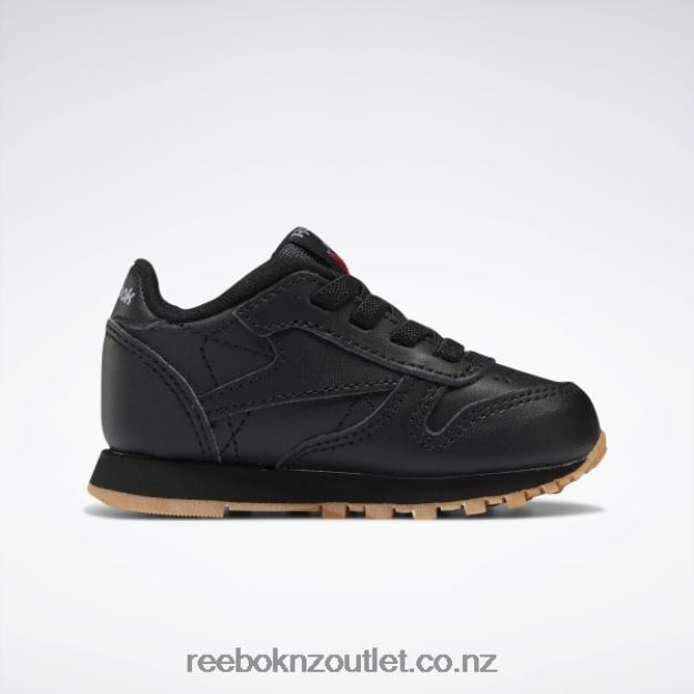 Core Black/Reebok Rubber Gum-02 2B46261424 Classic Leather Shoes - Toddler Reebok Kids