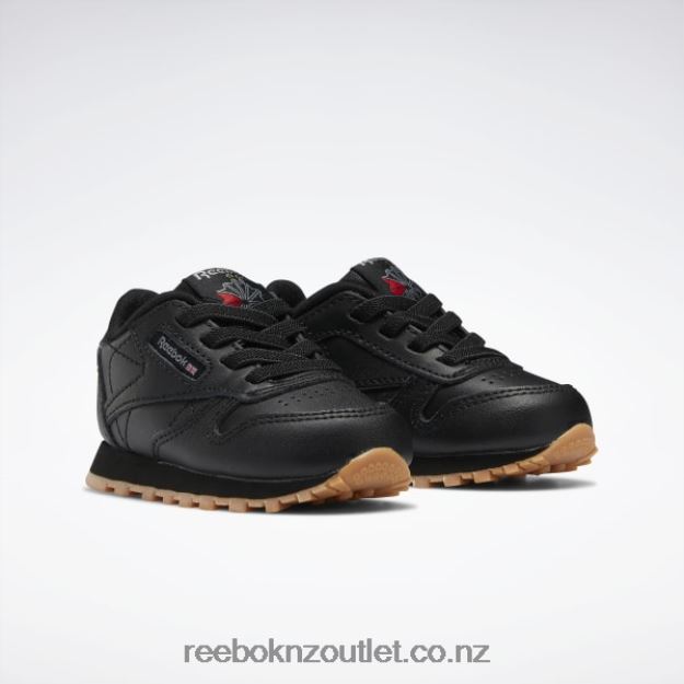 Core Black/Reebok Rubber Gum-02 2B46261424 Classic Leather Shoes - Toddler Reebok Kids