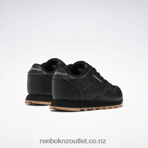 Core Black/Reebok Rubber Gum-02 2B46261424 Classic Leather Shoes - Toddler Reebok Kids