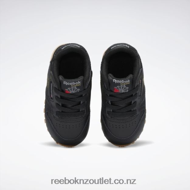 Core Black/Reebok Rubber Gum-02 2B46261424 Classic Leather Shoes - Toddler Reebok Kids
