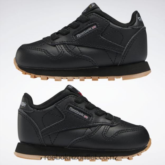 Core Black/Reebok Rubber Gum-02 2B46261424 Classic Leather Shoes - Toddler Reebok Kids
