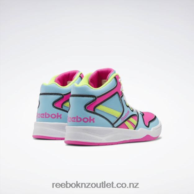 Digital Blue/Atomic Pink/Acid Yellow 2B46261370 BB4500 Court Shoes - Preschool Reebok Kids