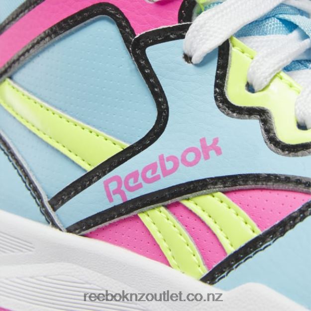 Digital Blue/Atomic Pink/Acid Yellow 2B46261370 BB4500 Court Shoes - Preschool Reebok Kids