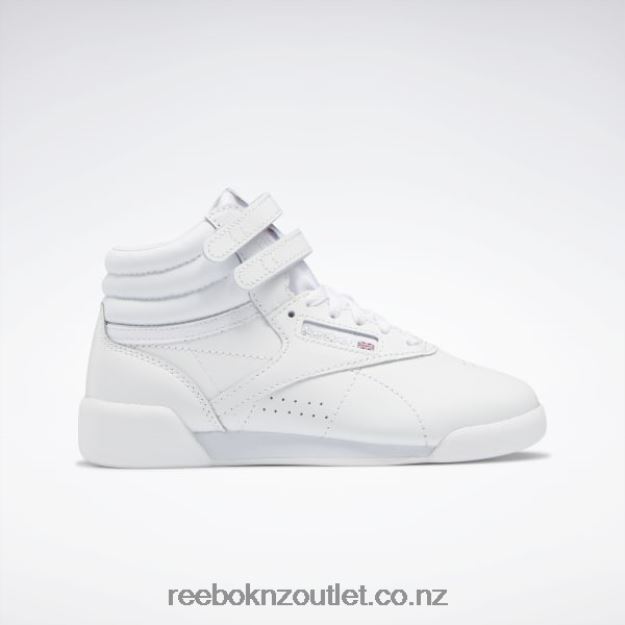 Ftwr White 2B46261414 Freestyle Hi Shoes - Preschool Reebok Kids