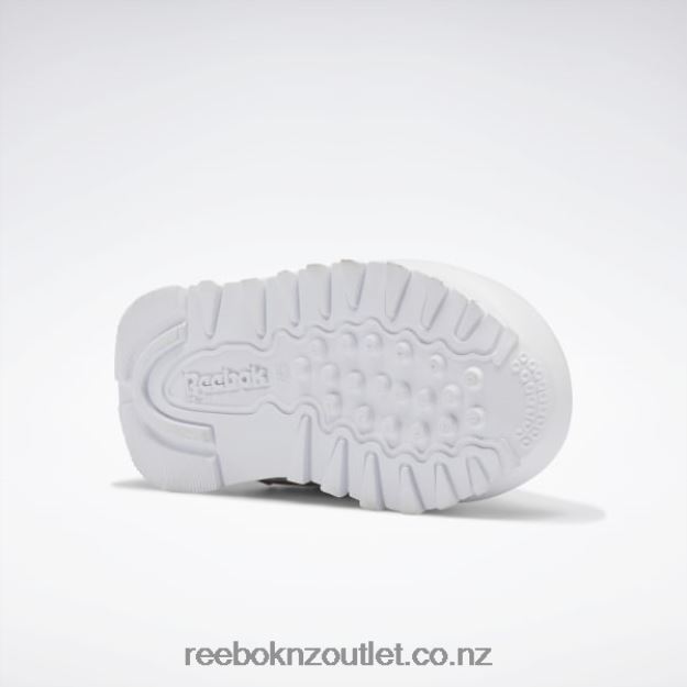 Ftwr White/Atomic Pink 2B46261377 Classic Leather Step \'n\' Flash Shoes - Toddler Reebok Kids