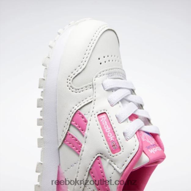 Ftwr White/Atomic Pink 2B46261377 Classic Leather Step \'n\' Flash Shoes - Toddler Reebok Kids