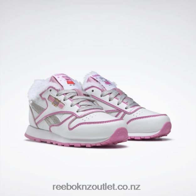 Ftwr White/Icono Pink 2B46261443 Peppa Pig Classic Leather Shoes - Preschool Reebok Kids