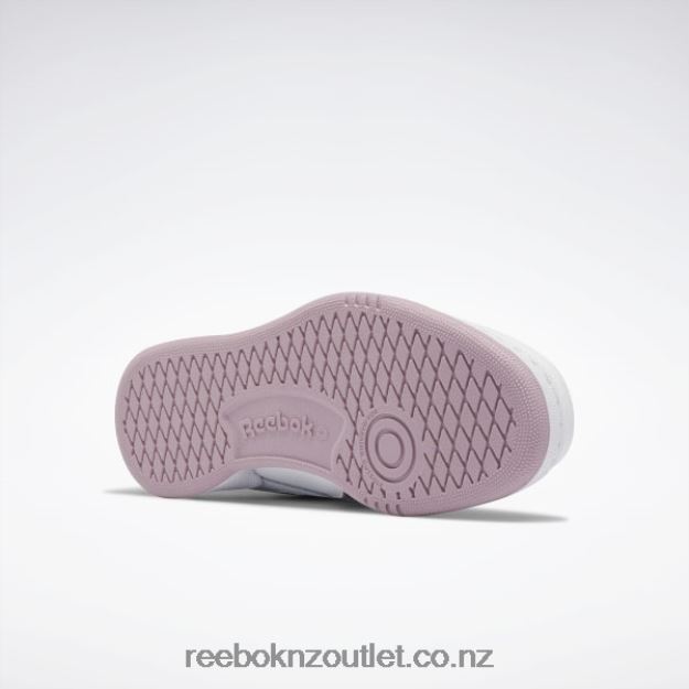 Ftwr White/Infused Lilac/Bright Ochre 2B46261428 Club C Revenge Shoes - Grade School Reebok Kids