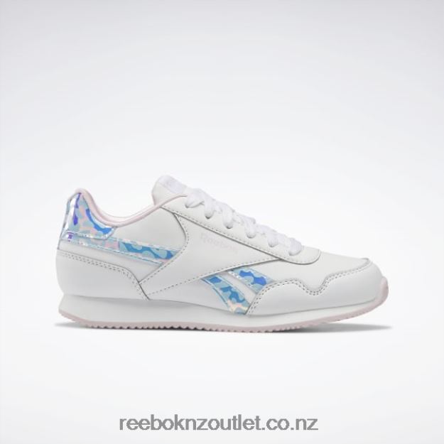 Ftwr White/Pixel Pink 2B46261446 Royal Classic Jog 3 Shoes - Preschool Reebok Kids