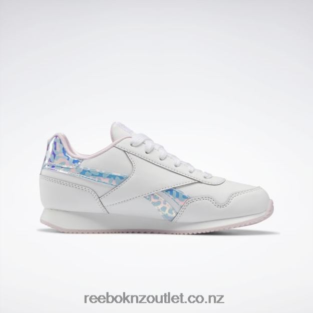 Ftwr White/Pixel Pink 2B46261446 Royal Classic Jog 3 Shoes - Preschool Reebok Kids