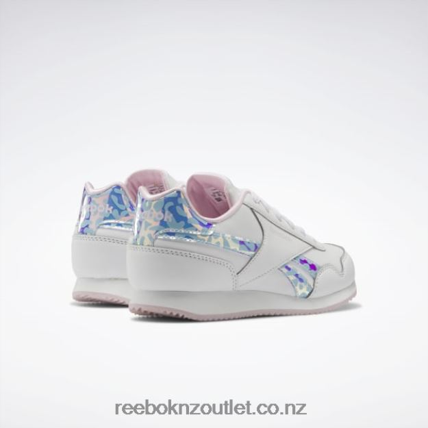 Ftwr White/Pixel Pink 2B46261446 Royal Classic Jog 3 Shoes - Preschool Reebok Kids