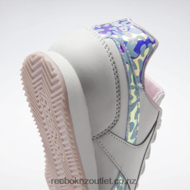 Ftwr White/Pixel Pink 2B46261446 Royal Classic Jog 3 Shoes - Preschool Reebok Kids