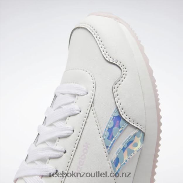 Ftwr White/Pixel Pink 2B46261446 Royal Classic Jog 3 Shoes - Preschool Reebok Kids