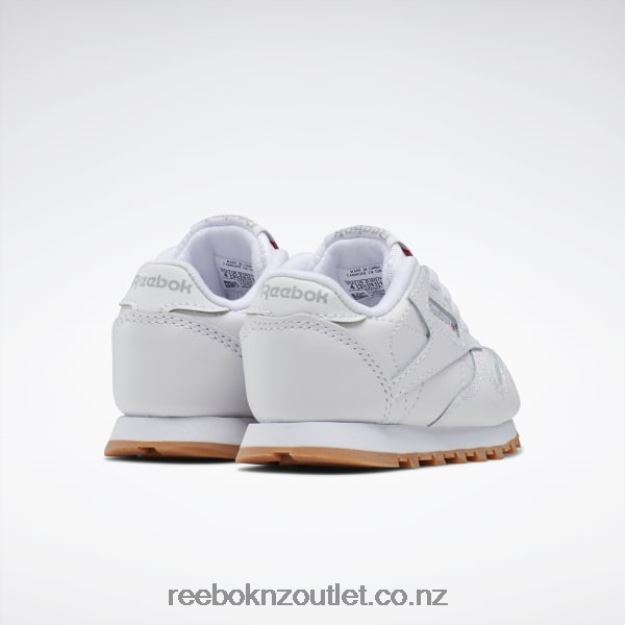 Ftwr White/Reebok Rubber Gum-02 2B46261448 Classic Leather Shoes - Toddler Reebok Kids