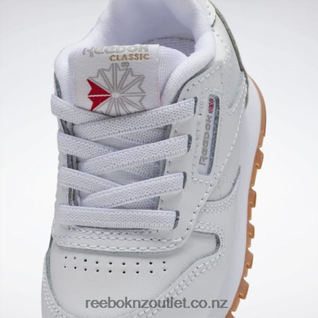 Ftwr White/Reebok Rubber Gum-02 2B46261448 Classic Leather Shoes - Toddler Reebok Kids