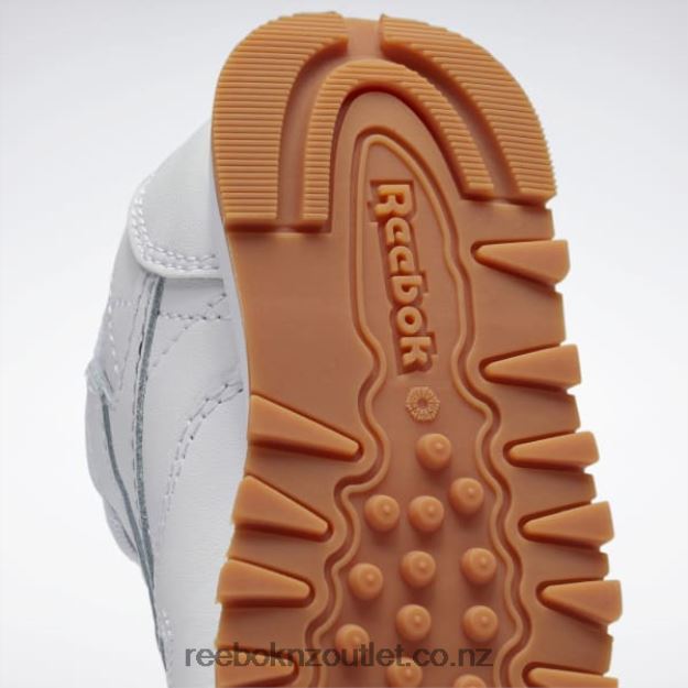 Ftwr White/Reebok Rubber Gum-02 2B46261448 Classic Leather Shoes - Toddler Reebok Kids