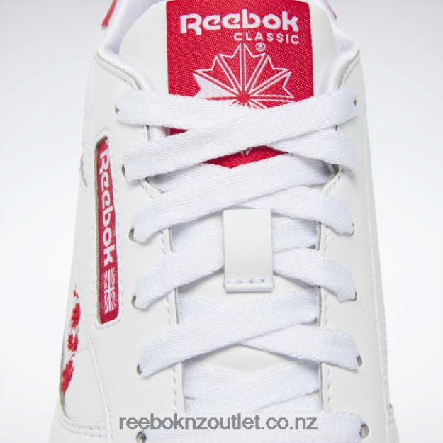 Ftwr White/Vector Red 2B46261417 Classic Leather Shoes - Grade School Reebok Kids