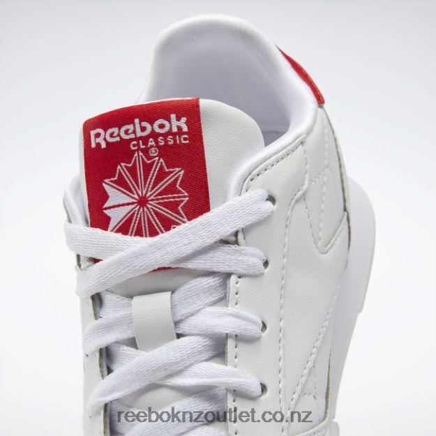 Ftwr White/Vector Red 2B46261440 Classic Leather Shoes - Preschool Reebok Kids