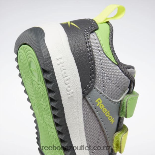 Pure Grey 4/Pure Grey 7/Solar Acid Yellow 2B46261386 Weebok Clasp Low Shoes - Toddler Reebok Kids