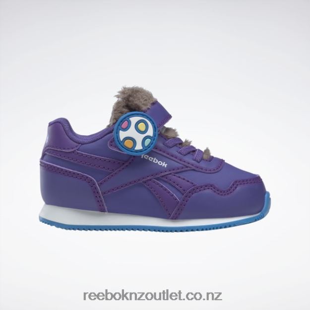 Pushy Purple/Magic Purple/Energy Blue 2B46261423 Peppa Pig Classic Jogger 3 1V Shoes - Toddler Reebok Kids