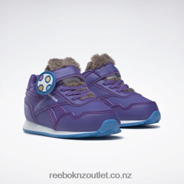 Pushy Purple/Magic Purple/Energy Blue 2B46261423 Peppa Pig Classic Jogger 3 1V Shoes - Toddler Reebok Kids