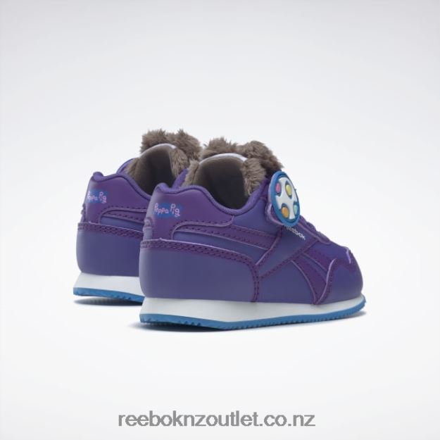 Pushy Purple/Magic Purple/Energy Blue 2B46261423 Peppa Pig Classic Jogger 3 1V Shoes - Toddler Reebok Kids