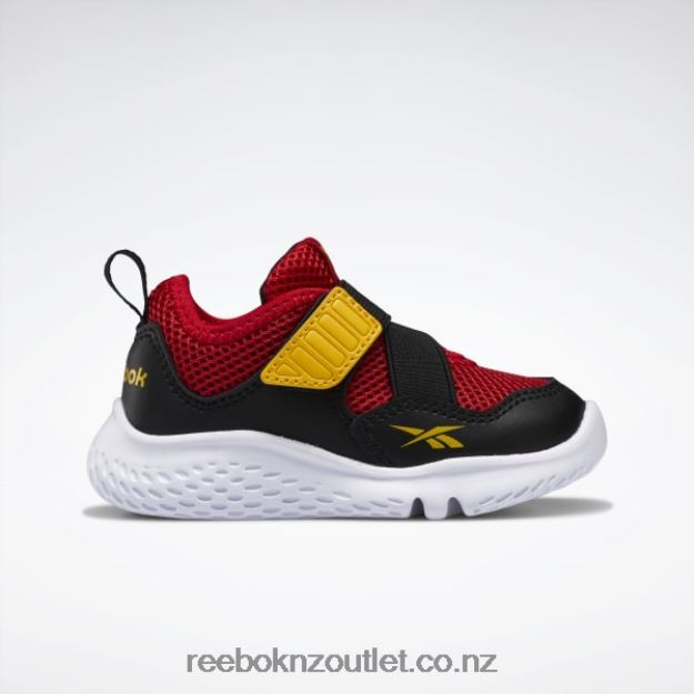 Vector Red/Core Black/Always Yellow 2B46261452 Weebok Flex Sprint - Toddler Reebok Kids