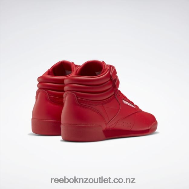 Vector Red/Ftwr White 2B46261413 Freestyle Hi Shoes - Grade School Reebok Kids