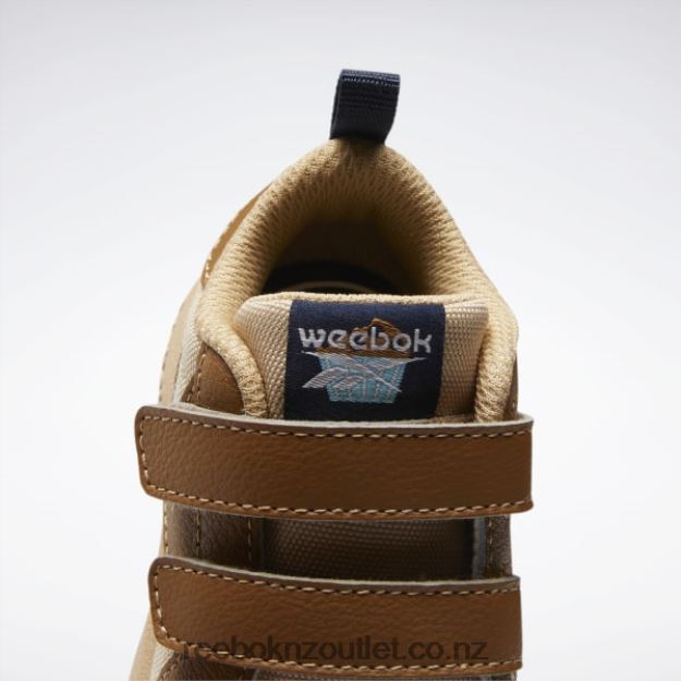 Wild Brown/Sahara/Vector Navy 2B46261438 Weebok Clasp Low Shoes - Toddler Reebok Kids