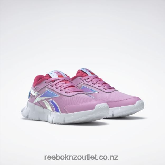 Icono Pink/Sharp Pink/Ftwr White 2B46261405 Peppa Pig Zig Dynamica 2 Shoes - Preschool Reebok Kids