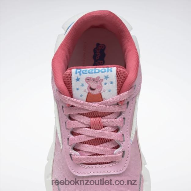 Icono Pink/Sharp Pink/Ftwr White 2B46261405 Peppa Pig Zig Dynamica 2 Shoes - Preschool Reebok Kids
