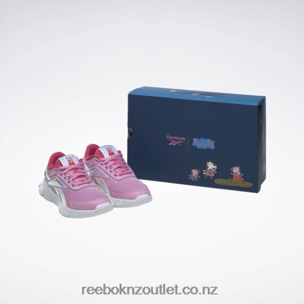 Icono Pink/Sharp Pink/Ftwr White 2B46261405 Peppa Pig Zig Dynamica 2 Shoes - Preschool Reebok Kids
