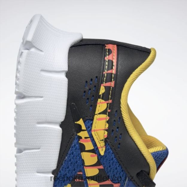 Vector Blue/Core Black/Orange Flare 2B46261383 Zig Dynamica 2 Shoes - Preschool Reebok Kids