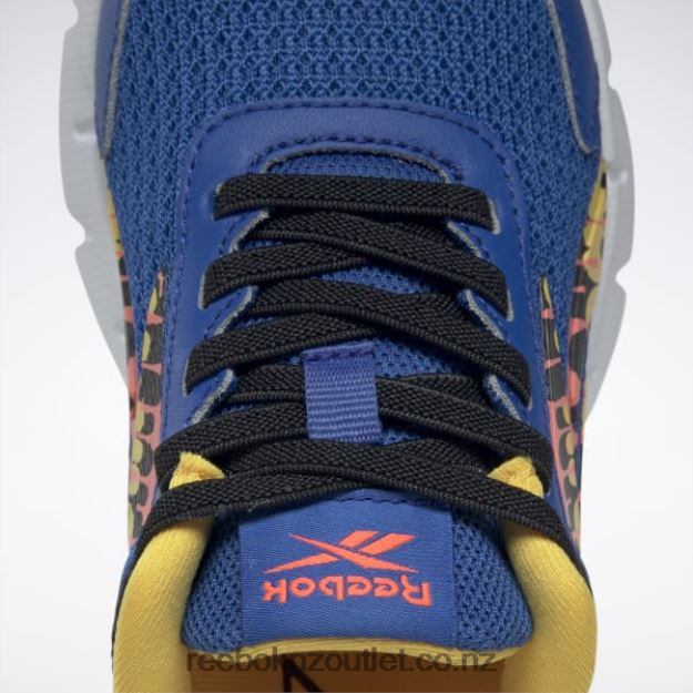 Vector Blue/Core Black/Orange Flare 2B46261383 Zig Dynamica 2 Shoes - Preschool Reebok Kids